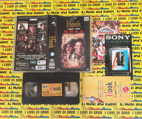 Vhs film hook capitan - film,