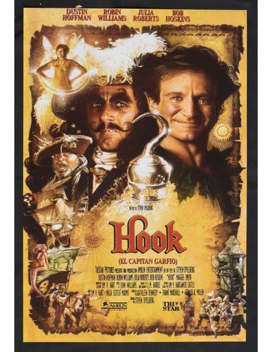 Locandina hook capitan uncino - hook,